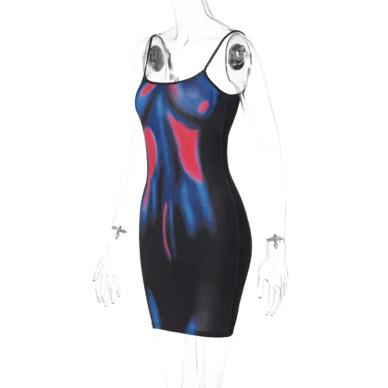 Tie-Dye Mini Dress for Women Comfortable — product view 18