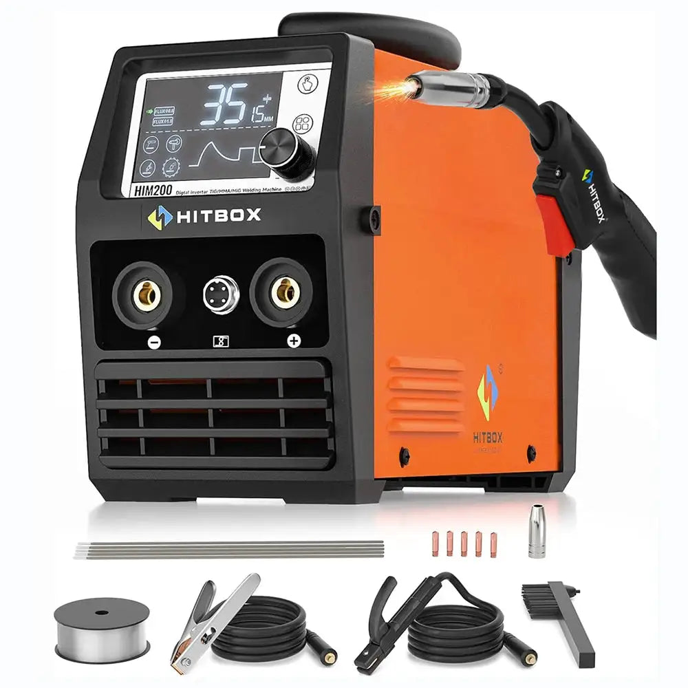 HITBOX HIM200 Spool-Gun Compatible MIG Welder — product view 2