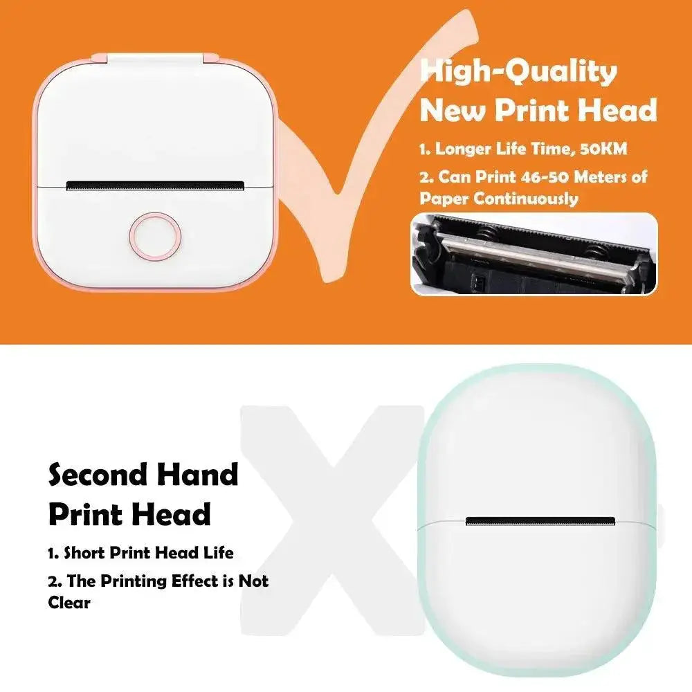 Phomemo T02 Bluetooth Thermal Printer for Compact Labeling