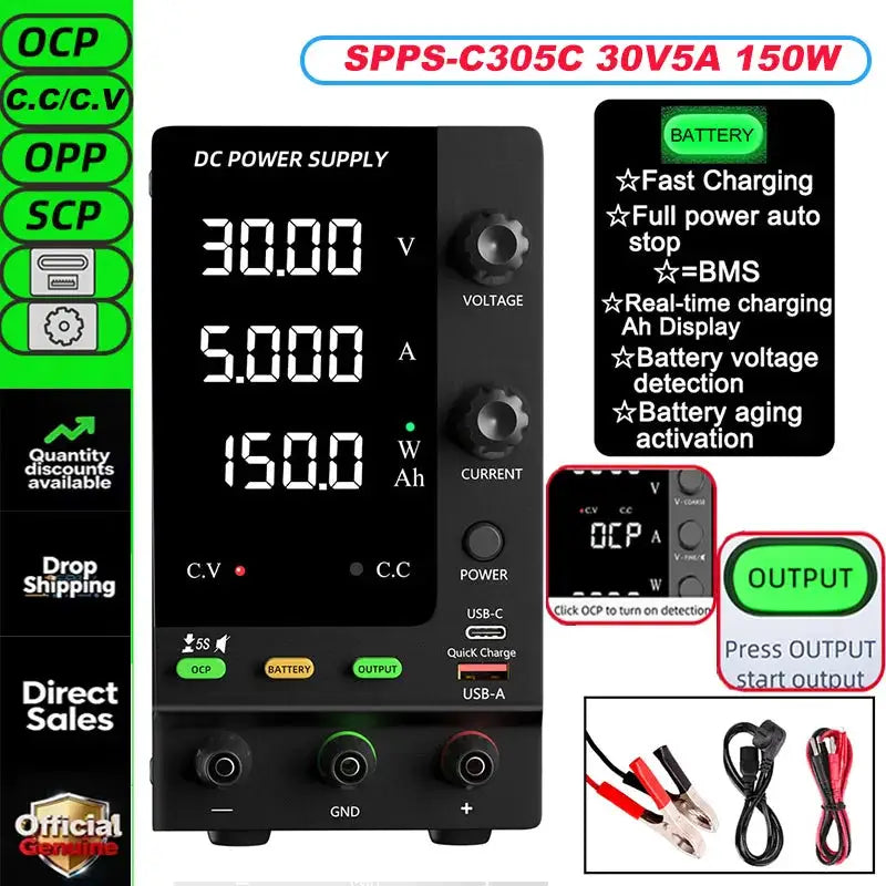 Adjustable DC Power Supply - Precise Regulation — product view 17