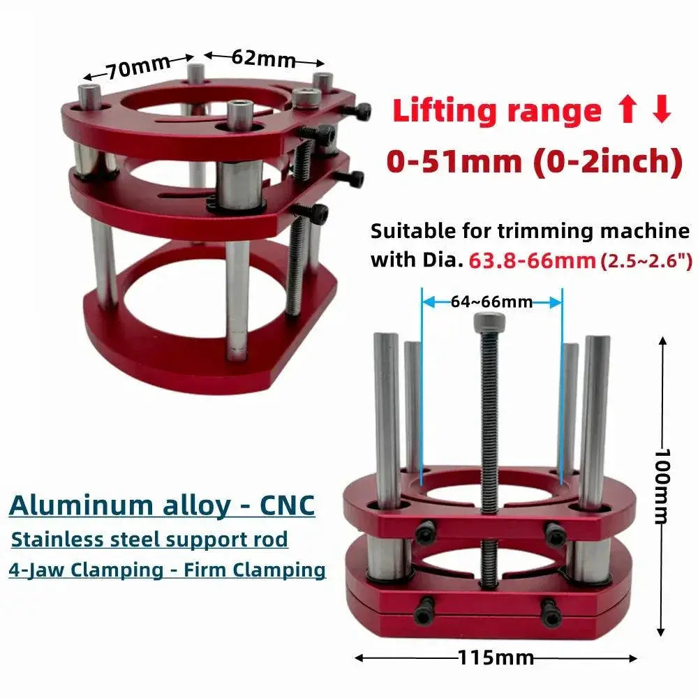 Aluminum Router Plate For Woodworking Table Trimmer