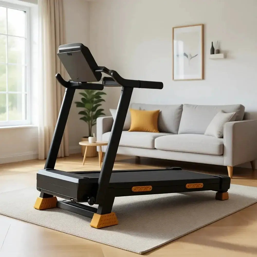 Foldable Incline Treadmill for Home, 16% Incline, Three Screen, 12 Programs, 400LBS