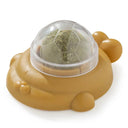 Catnip Rotatable Wall Ball Toy for Healthy Teeth Cleaning