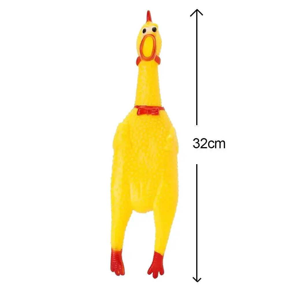 Screaming Chicken Dog Toy Realistic Crow Sound Relief