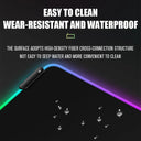 Luminous RGB Gaming Mouse Pad with LED Lights for Setup