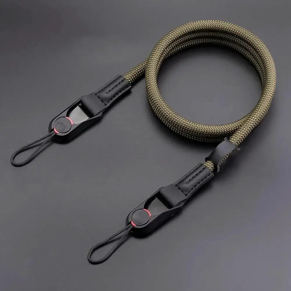 Adjustable Quick Release Round Rope Camera Shoulder Strap Fast Detachable Strap for DSLR Mirrorless Camera