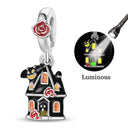 Halloween Charm Sterling Silver Luminous