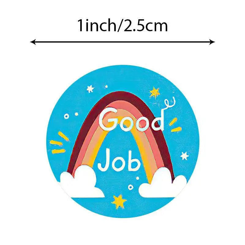 Colorful Cartoon Animal Stickers For Kids Rewards Pack