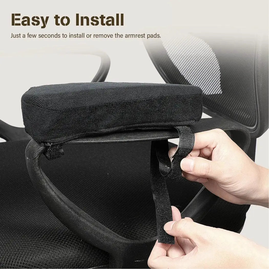 Ergonomic Memory Foam Armrest Cushions For Office And Gaming