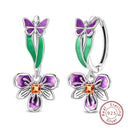 Sterling Silver Colorful Butterfly Dragonfly