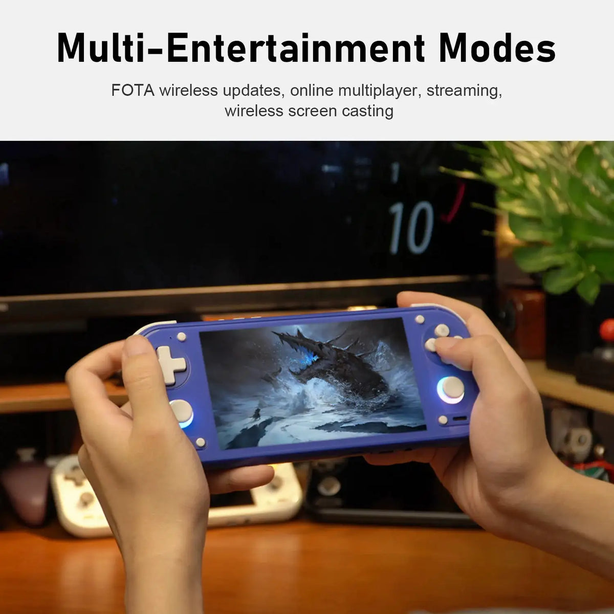 Anbernic RG 55G1 5.5 Inch IPS Multi-touch Screen Android 14 RG55G1 Handheld Game Console Online Multiplayer 3D Hall Joystick