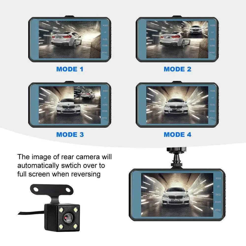 4 Inch Touch Screen Car Camera With Night Vision Safety