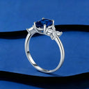 Genuine Silver Moissanite Cocktail Ring