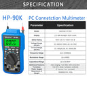 HoldPeak Digital Multimeter True RMS Auto Range Electrical Tester
