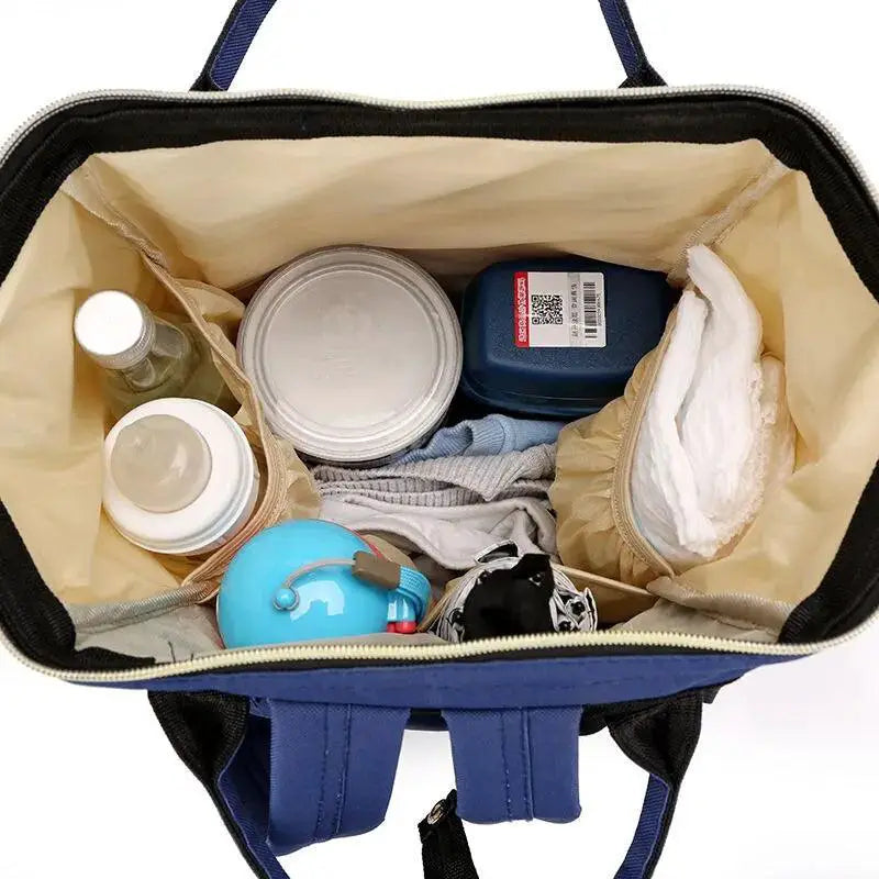Versatile Waterproof Diaper Backpack For Moms Large Capacity