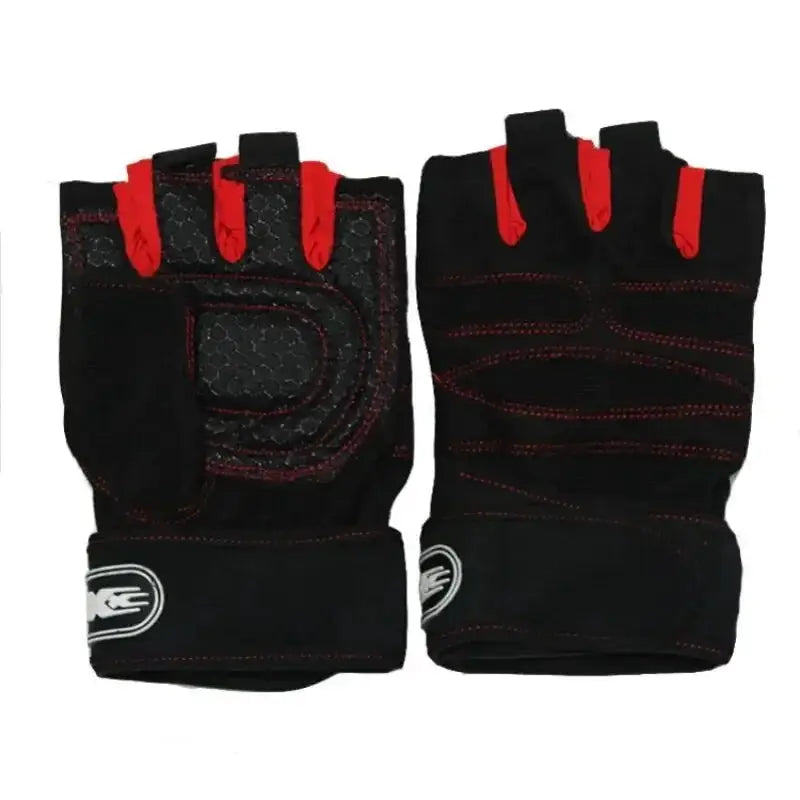Fitness Half Finger Gloves For Men And Women Wrist Guard Set