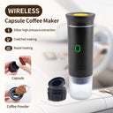 Wireless Electric Portable Espresso Coffee Machine for Car & Home