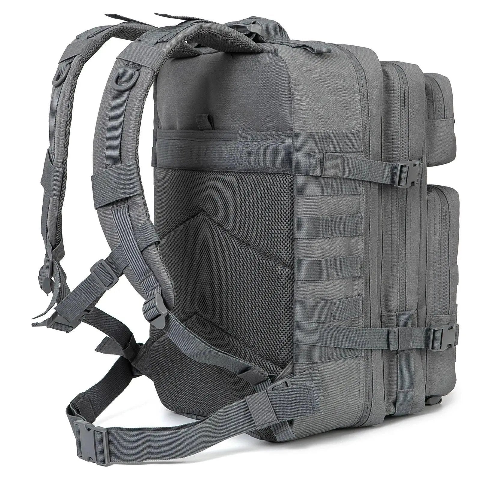 QTQY 45L Tactical Backpack MOLLE Heavy Duty Rucksack