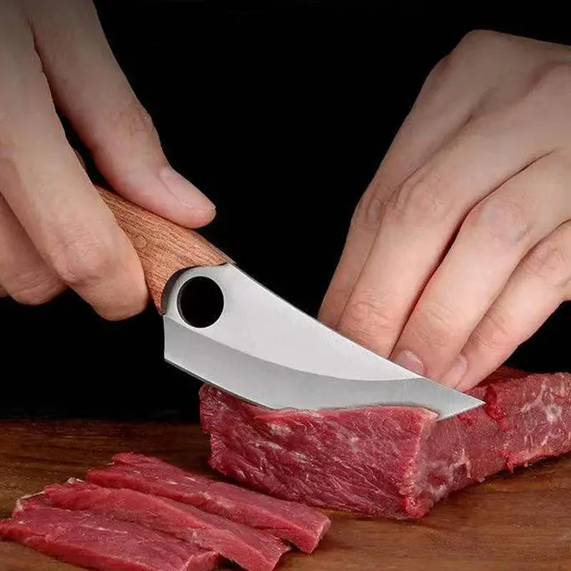 Handcrafted Stainless Steel Chef Knife Set for BBQ