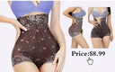 Luxe Lace Body Shaper With Zipper Double Control Shapewear
