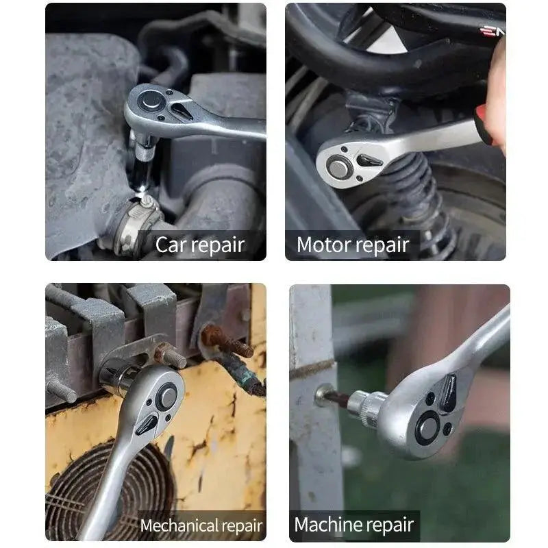 Ratchet Handle Wrench Versatile DIY Tool For Durability