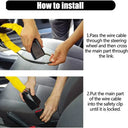 Theft Deterrent Steering Lock for Cars
