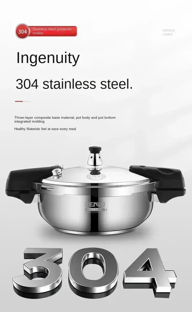 Induction Compatible Pressure Cooker Pot 18cm Stainless
