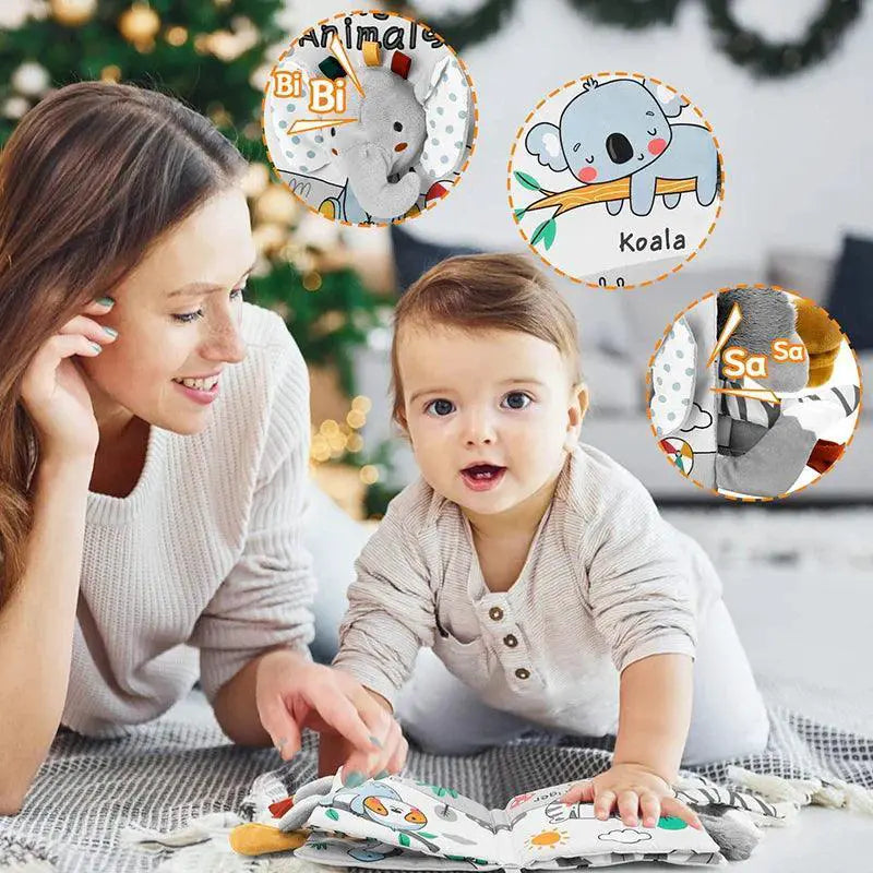 Interactive Sensory Soft Baby Books For Infant Learning Fun