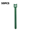 10/30/50pcs Multi-Purpose Fastener Cable Straps Tape Cable Ties Reusable Hook Loop Strips Wire Ties Cables Organizer Cord Wraps