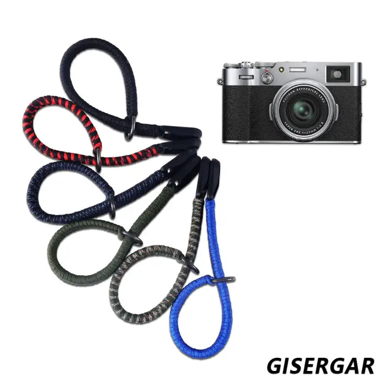 Hand braided camera Wrist strap Adjustable Quick release shoulder strap Nikon Fuji SONY Canon Olympus Pine Lower wrist strap