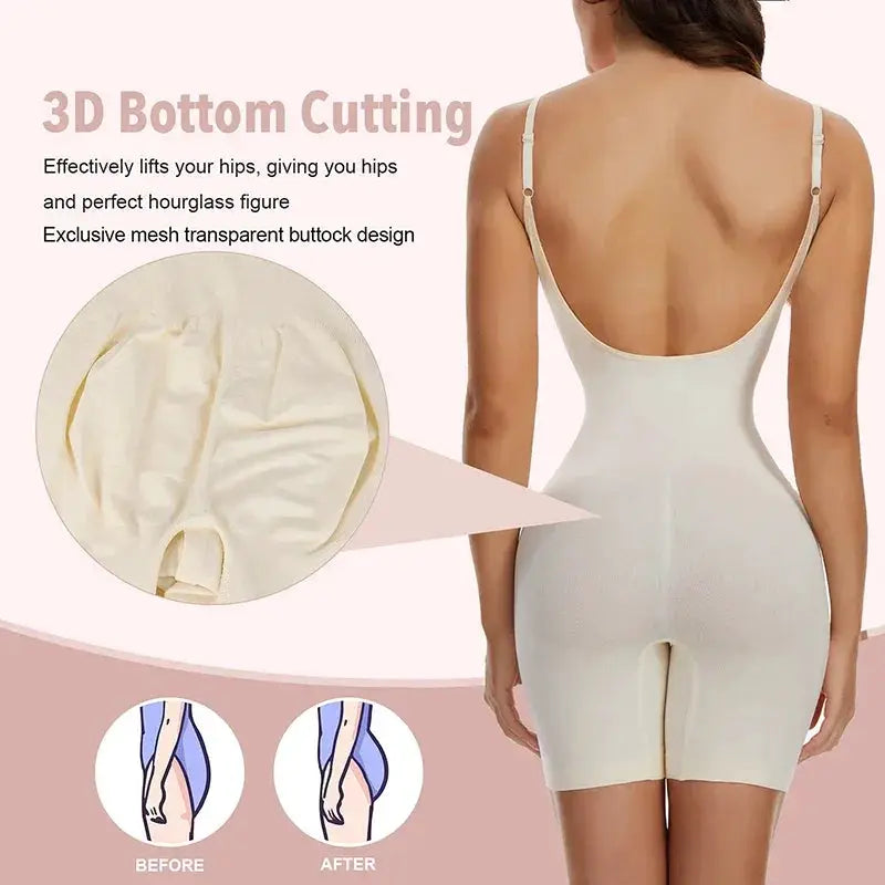 Comfortable Seamless Bodysuit Shapewear for Women All Day