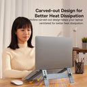 Baseus Aluminum Laptop Stand: Ergonomic Holder for Macbook Air Pro