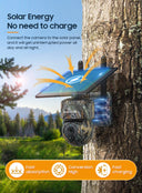 INQMEGA Solar Camera 4G with Solar Panel for Outdoor Use