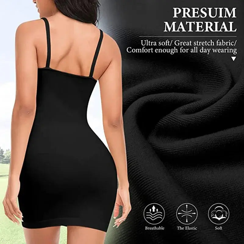 GUUDIA Shapewear Slip With Adjustable Tummy Control Straps