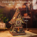Robotime Rokr 3D Wooden Cuckoo Clock Model Kit