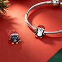 Sterling Silver Christmas Charm Santa