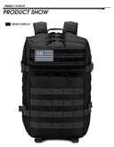 50L Tactical Backpack Men's Travel Large Capacity Rucksacks