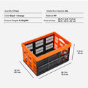 SucceBuy Collapsible Storage Basket