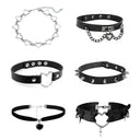 Sexy Trendy Vintage Gothic Heart Choker Necklace Jewelry
