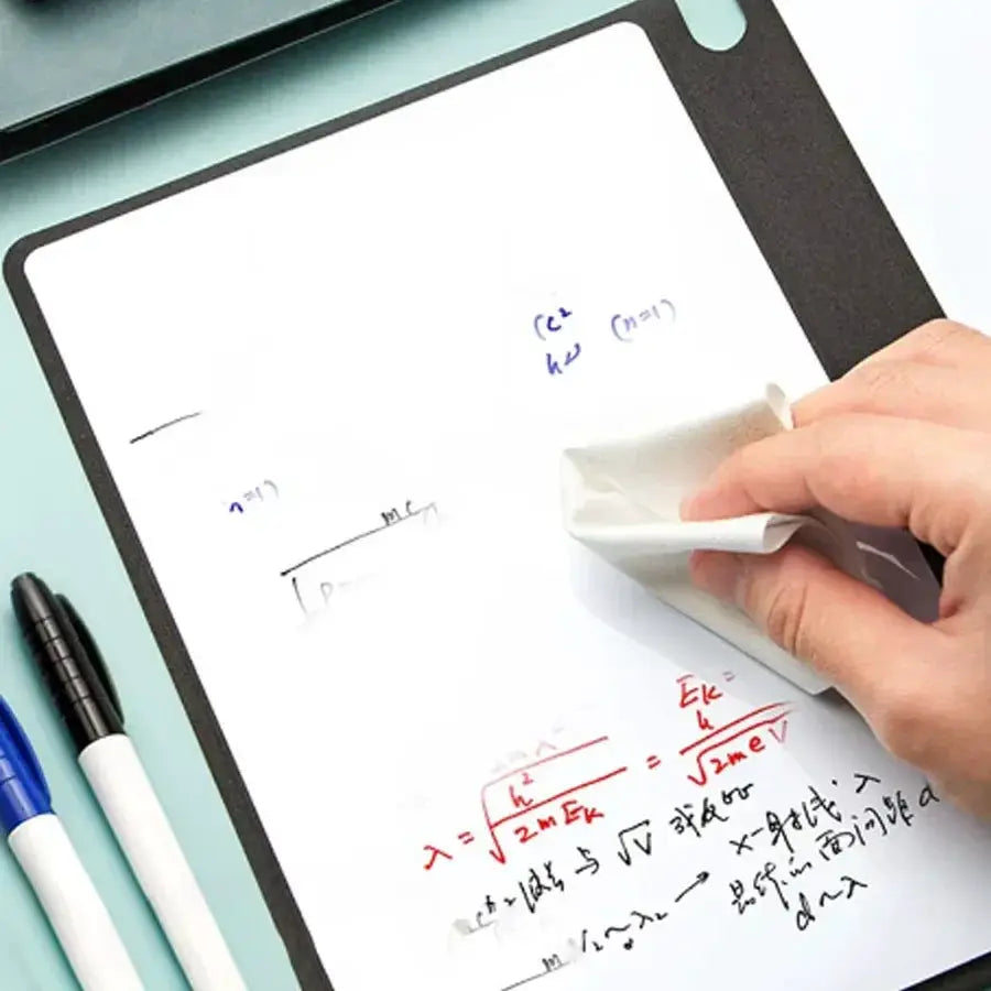 A5 Reusable Whiteboard Notebook With Pen And Erasing Cloth