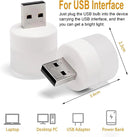 1/10Pcs Mini USB Night Light Warm White Eye Protection Lamp