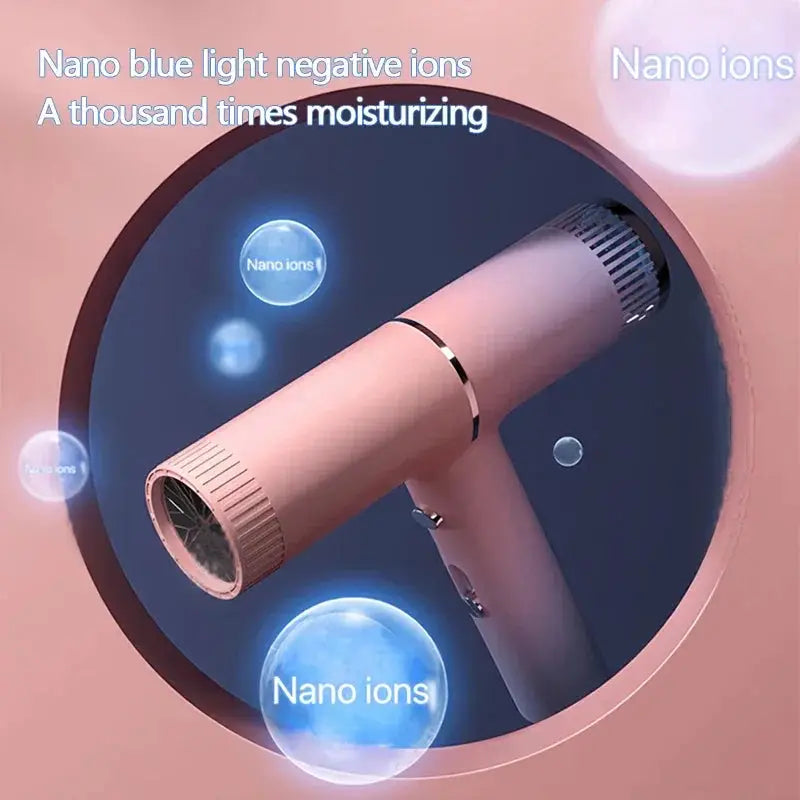 Beautiful Gradient Color Hair Dryer Low Noise Quick Drying