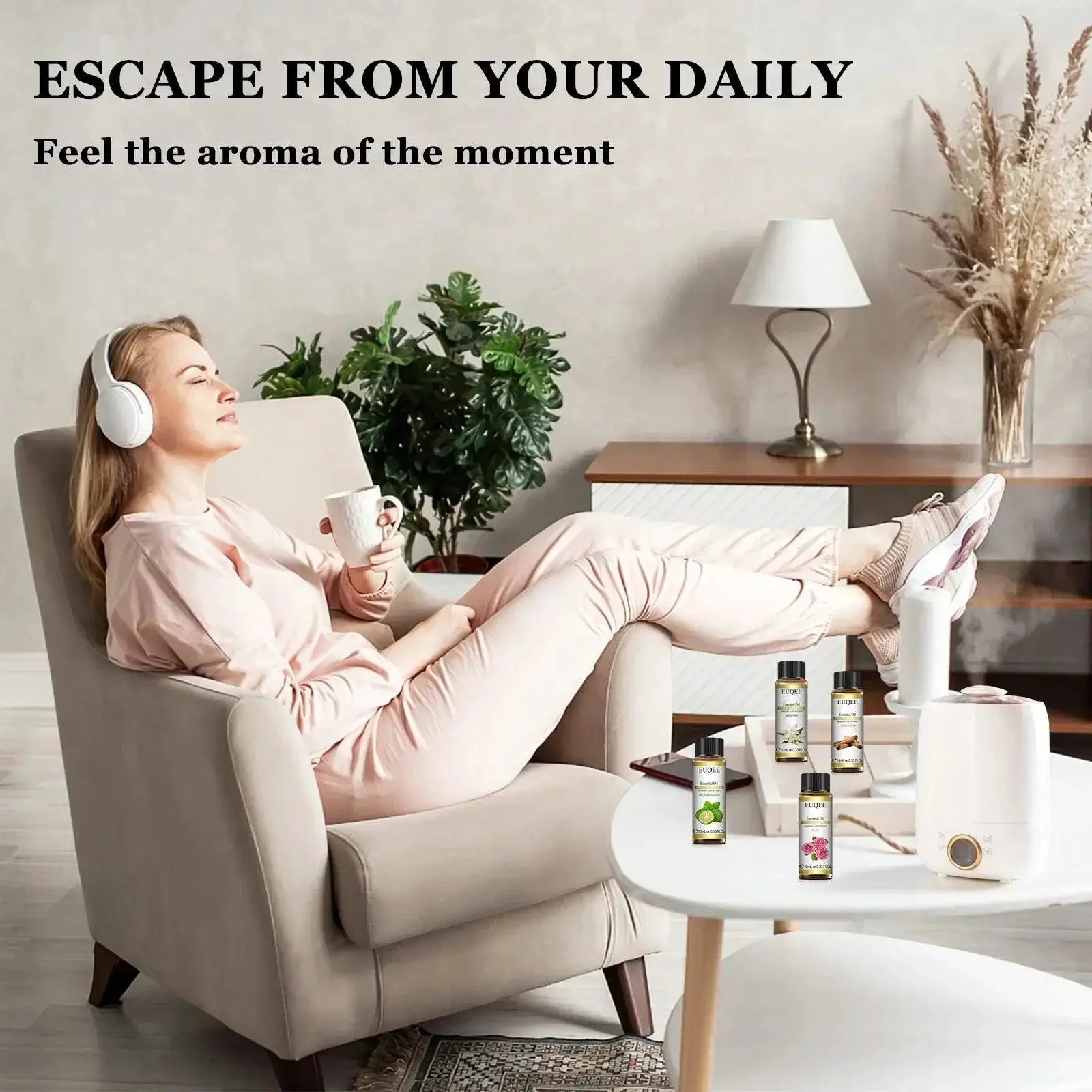 Pure Essential Oil Set Organic Blends for Wellness