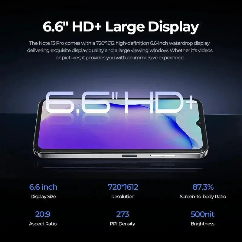Hotwav Note 13 Pro Six Point Six Inch Android 13 Smartphone