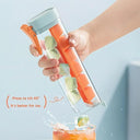 1/3/5PCS One-Handed Pressing Ice Moulds Easy Release 6 Compartments