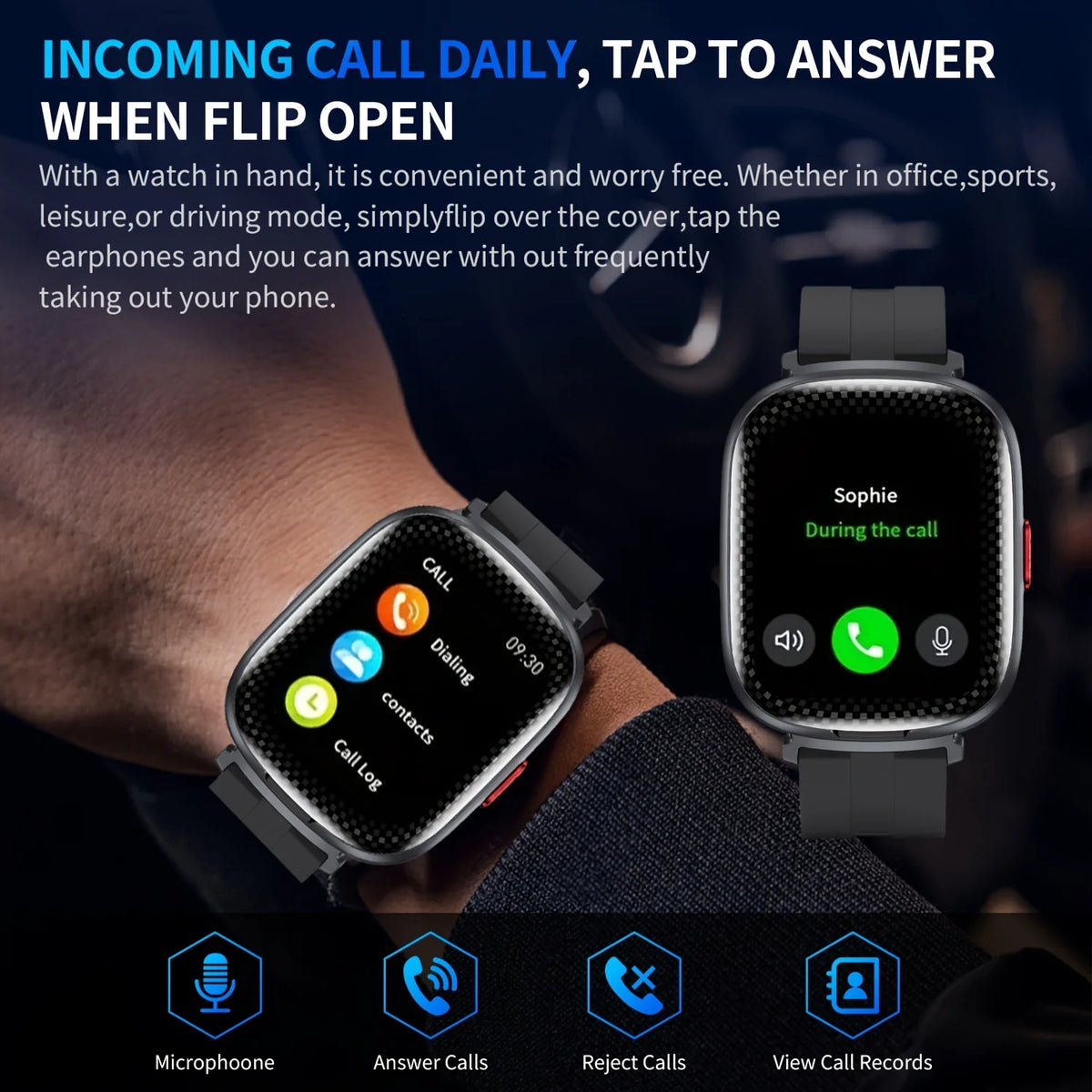 Smartwatch Built-in Headphones Inch