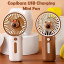 Capybara Handheld Fan - Powerful Summer Cooling