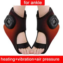 Ankle Foot Air Massager 3 Modes 5 Levels Wrap Cordless 1200mAh Vibrating Warming Sleeve Support Rechargeable Compress Joint Cuff