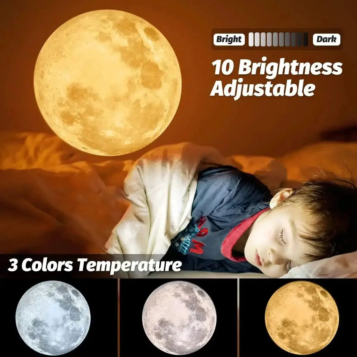 Celestial Moon Projector Night Light USB Power Supply