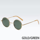 Stylish RUOBO Polarized Round Metal Sunglasses UV400 Unisex